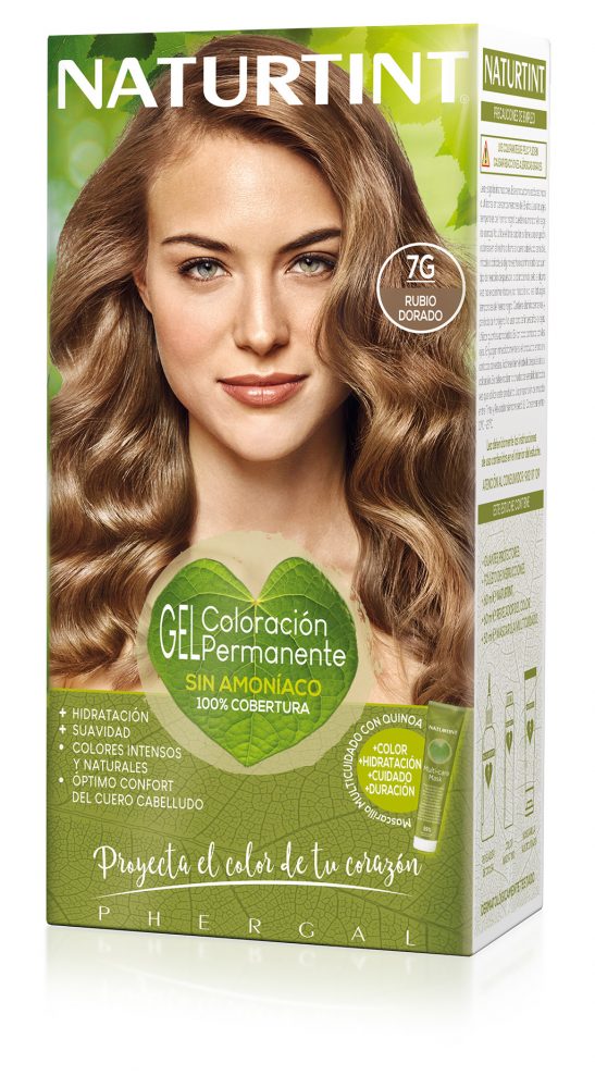 NATURTINT PERMANENT HAIR COLOUR CREAM 7G GOLDEN BLONDE CABAZES BIOLÓGICOS