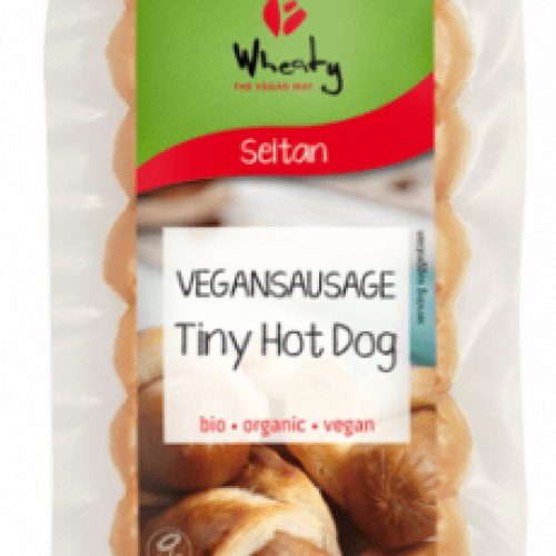 MINI SALSICHAS VEGAN SEITAN WHEATY 200GR